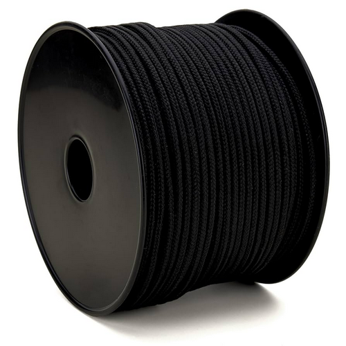 Braided Rope Black 4mm