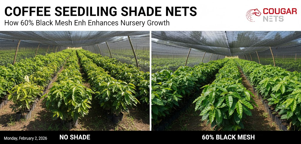 coffee seedling shade nets